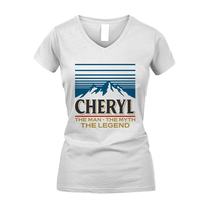 The Man The Myth The Legend Vintage Mountain Shirt CHERYL M1-19