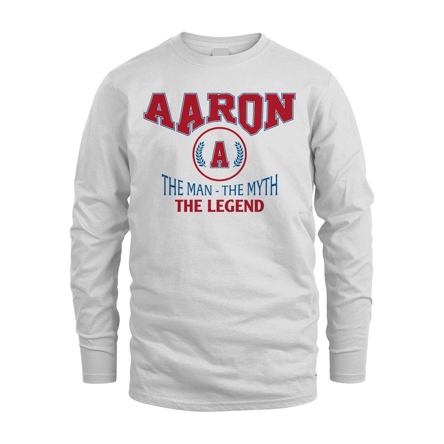 The Man The Myth The Legend Jet Style Shirt AARON M1-9