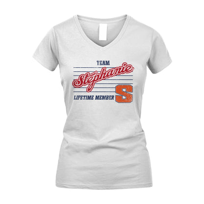 Team Your Name Lifetime Member Vintage Shirt STEPHANIE M1-24