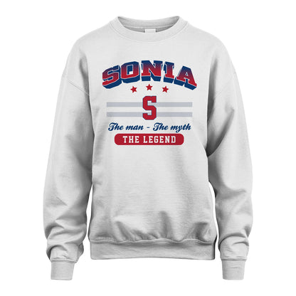 The Man The Myth The Legend With Your Name Shirt SONIA M1-35