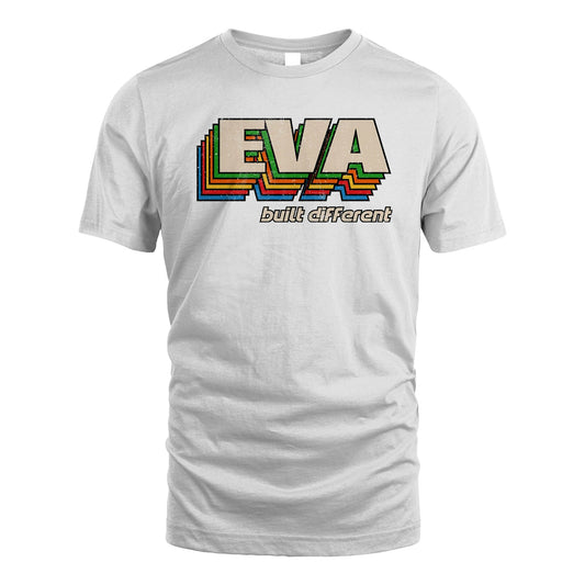 Your Name Built Different Retro Shirt EVA M1-26
