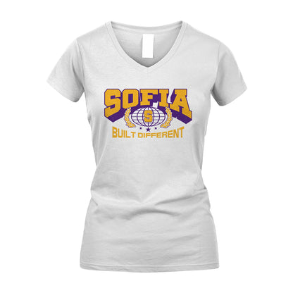 Your Name Built Different Sporty Shirt SOFIA M1-32