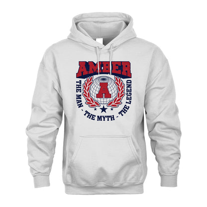 The Man The Myth The Legend Logo Shirt AMBER M1-30