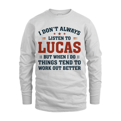 I Don't Always Listen To... LUCAS M1-2