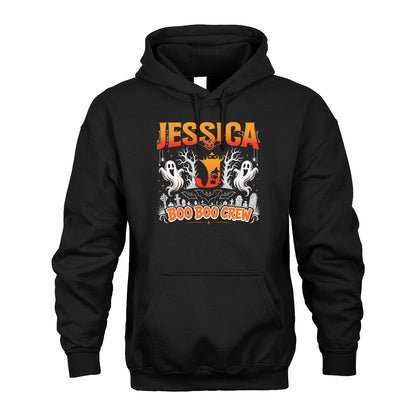 Boo Boo Crew Halloween Custom Name Shirt JESSICA M1-28