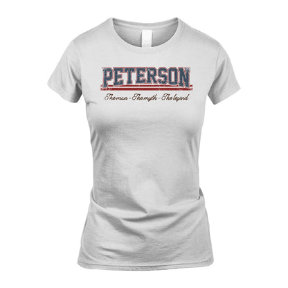 The Man The Myth The Legend Vintage Shirt PETERSON M1-6