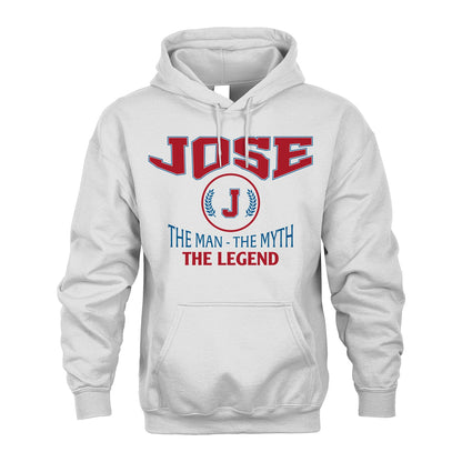The Man The Myth The Legend Jet Style Shirt JOSE M1-9