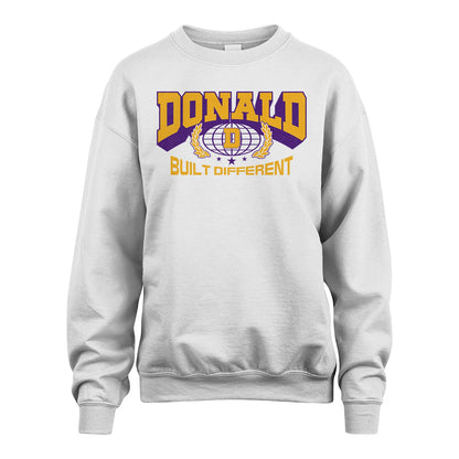 Your Name Built Different Sporty Shirt DONALD M1-32