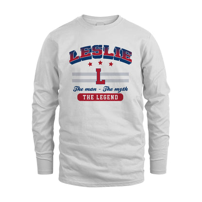 The Man The Myth The Legend With Your Name Shirt LESLIE M1-35