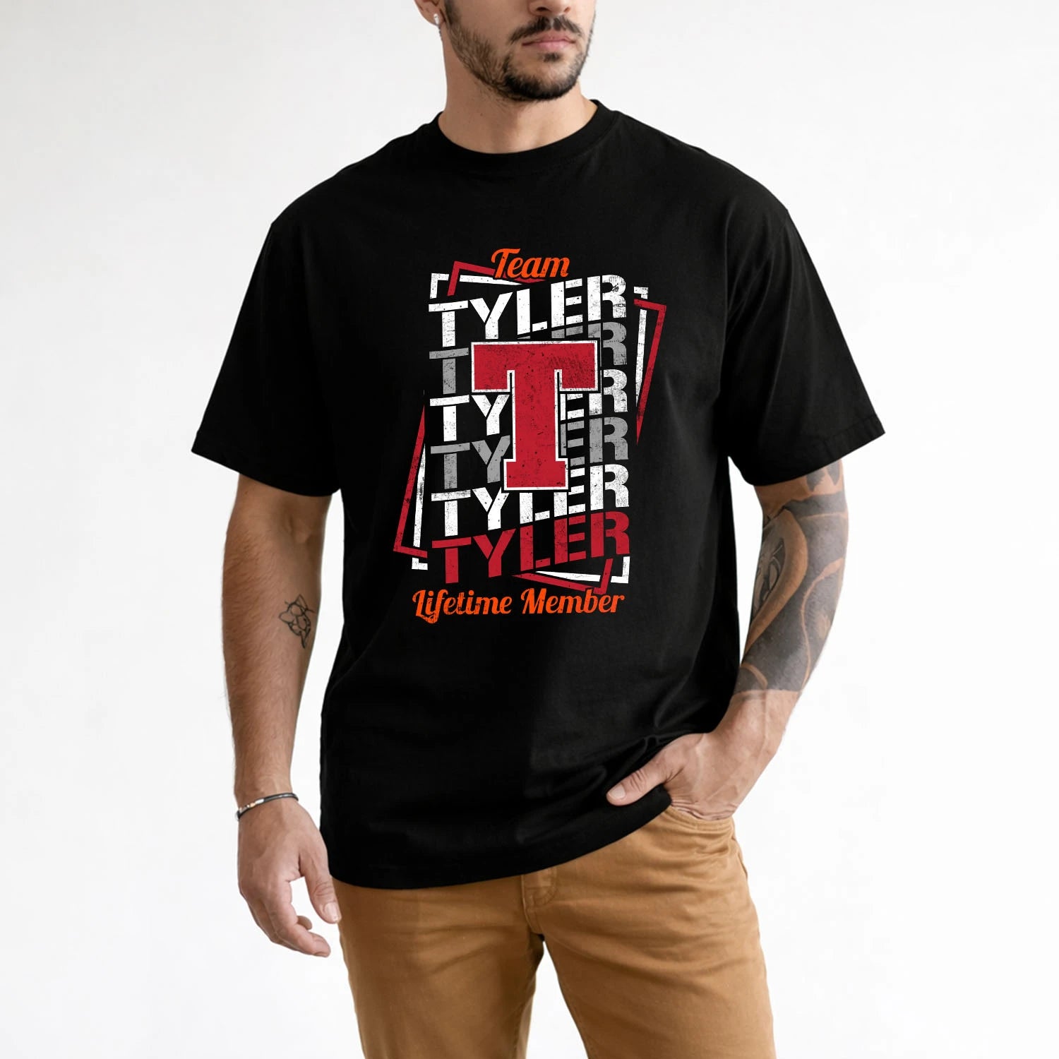 Team Your Name Lifetime Member Sporty Shirt TYLER M1-25