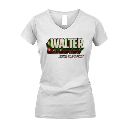 Your Name Built Different Retro Shirt WALTER M1-26