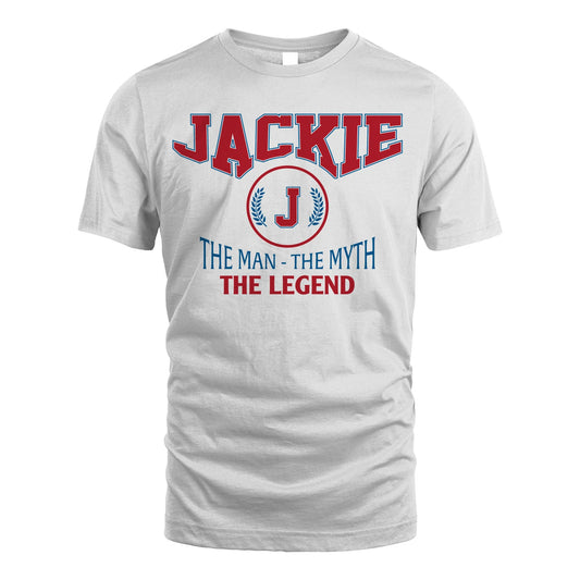 The Man The Myth The Legend Jet Style Shirt JACKIE M1-9