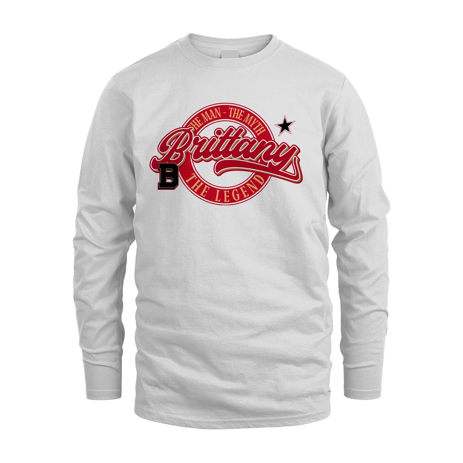 The Man The Myth The Legend Sporty Shirt BRITTANY M1-14