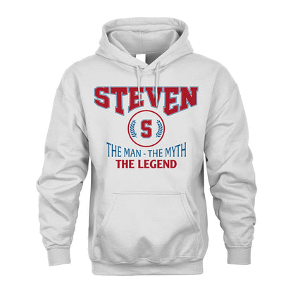 The Man The Myth The Legend Jet Style Shirt STEVEN M1-9