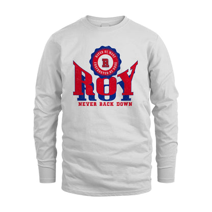 Your Name Never Back Down Shirt ROY M1-33
