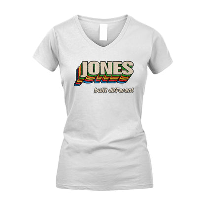 Your Name Built Different Retro Shirt JONES M1-26