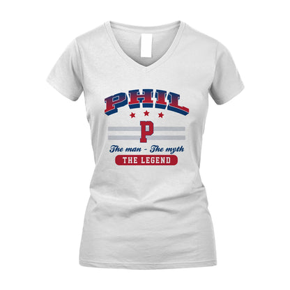The Man The Myth The Legend With Your Name Shirt PHIL M1-35