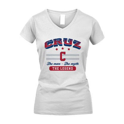 The Man The Myth The Legend With Your Name Shirt CRUZ M1-35
