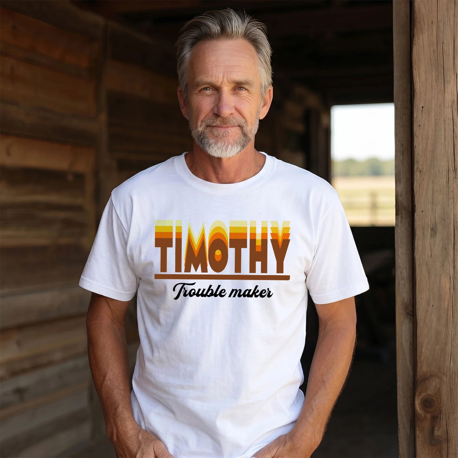 Your Name Trouble Maker Funny Shirt TIMOTHY M1-34