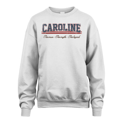 The Man The Myth The Legend Vintage Shirt CAROLINE M1-6