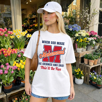 God Made Your Name Custom Shirt MOHAMMAD M1-16