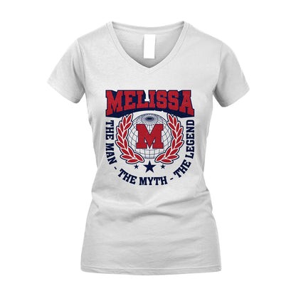 The Man The Myth The Legend Logo Shirt MELISSA M1-30