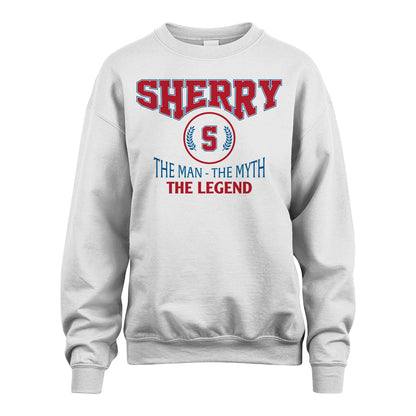 The Man The Myth The Legend Jet Style Shirt SHERRY M1-9