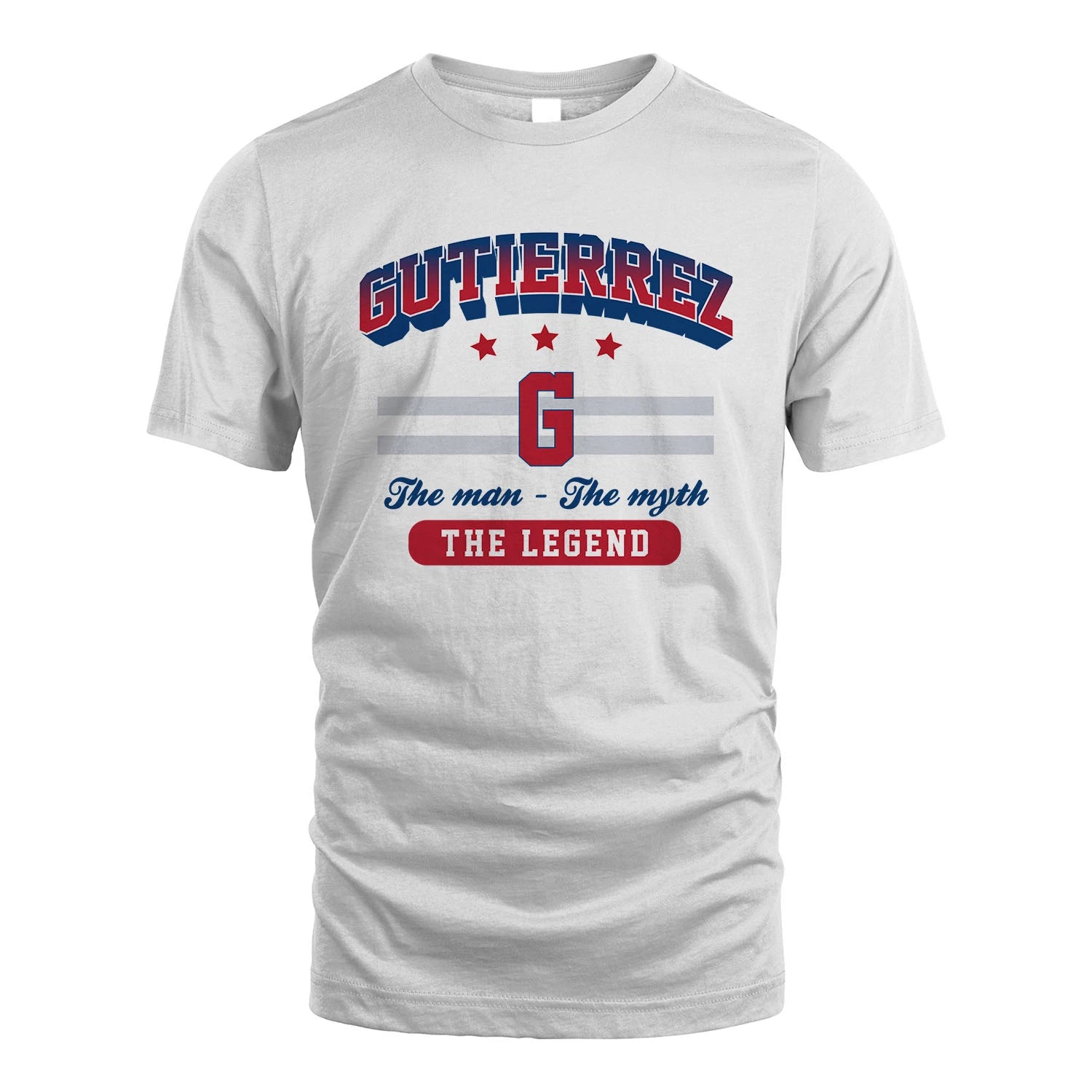 The Man The Myth The Legend With Your Name Shirt GUTIERREZ M1-35