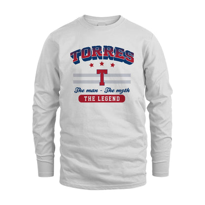 The Man The Myth The Legend With Your Name Shirt TORRES M1-35