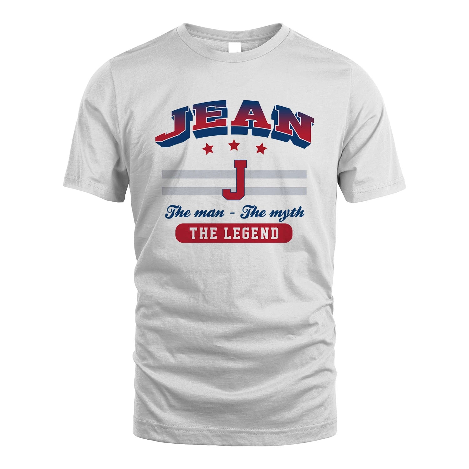 The Man The Myth The Legend With Your Name Shirt JEAN M1-35