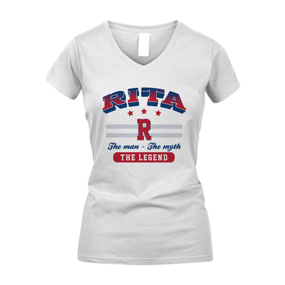 The Man The Myth The Legend With Your Name Shirt RITA M1-35