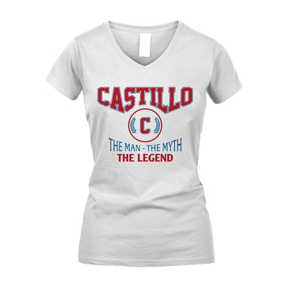 The Man The Myth The Legend Jet Style Shirt CASTILLO M1-9