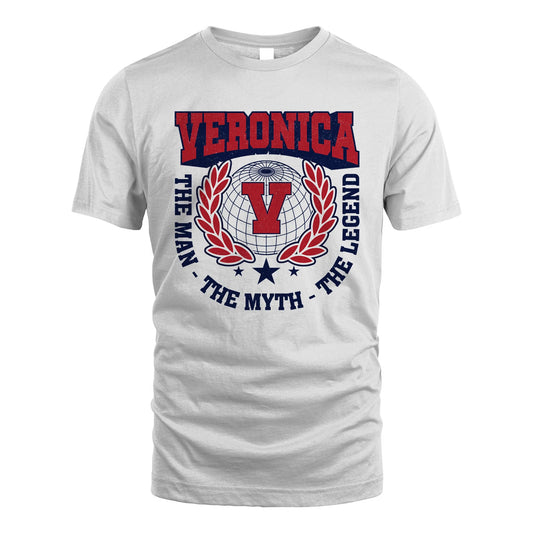 The Man The Myth The Legend Logo Shirt VERONICA M1-30