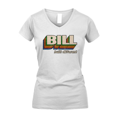 Your Name Built Different Retro Shirt BILL M1-26