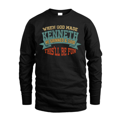 The Man The Myth The Legend Sporty Shirt KENNETH M1-15