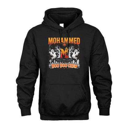 Boo Boo Crew Halloween Custom Name Shirt MOHAMMED M1-28