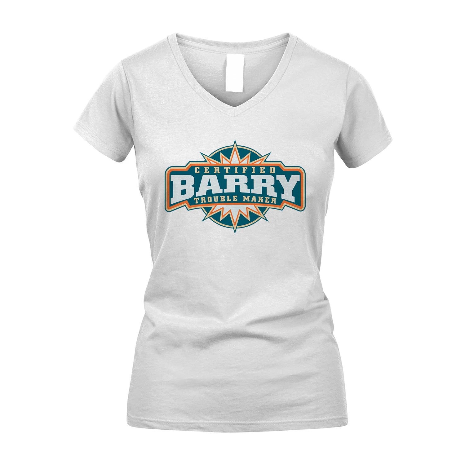 Certified Your Name Trouble Maker Shirt BARRY M1-36