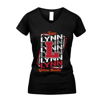Team Your Name Lifetime Member Sporty Shirt LYNN M1-25