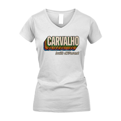 Your Name Built Different Retro Shirt CARVALHO M1-26