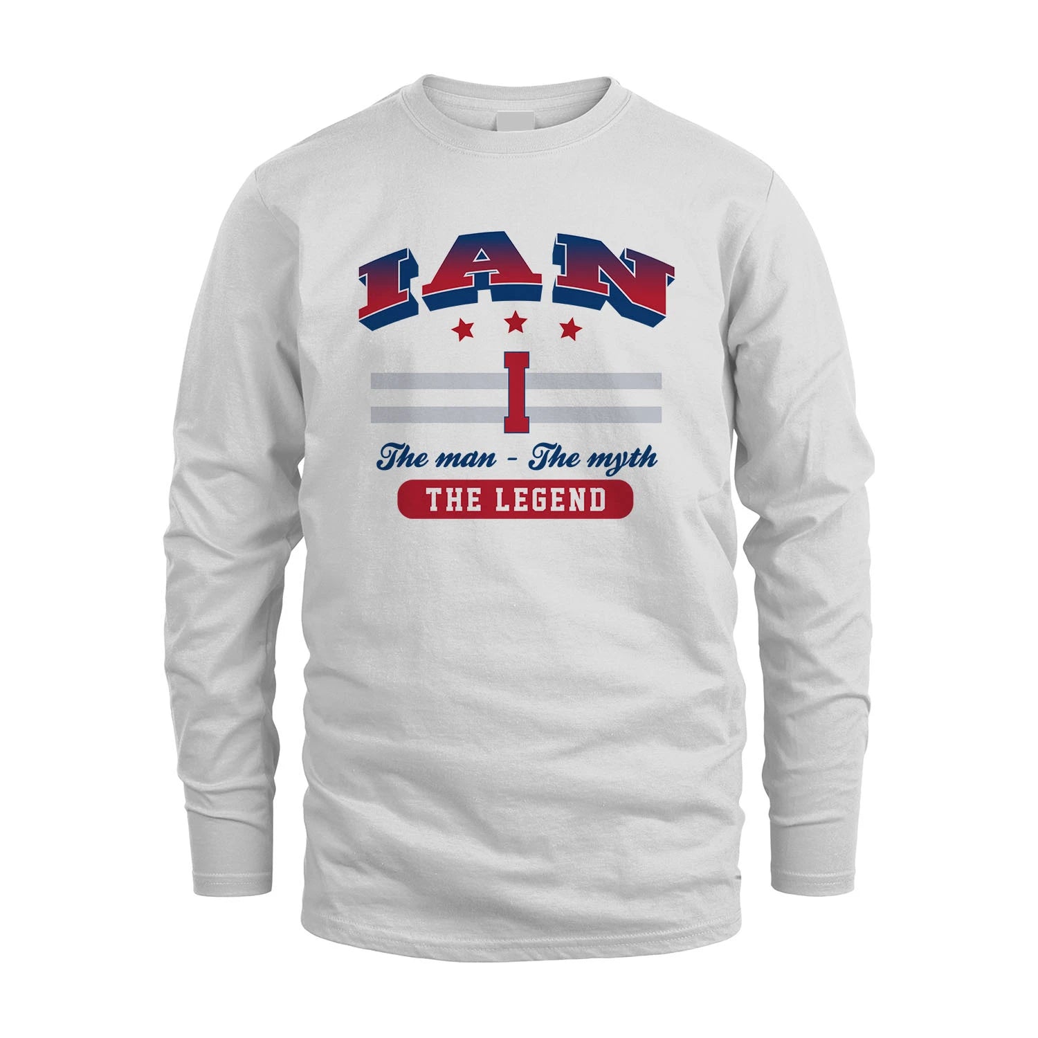The Man The Myth The Legend With Your Name Shirt IAN M1-35