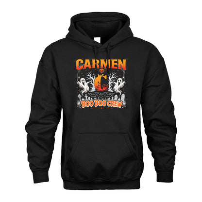 Boo Boo Crew Halloween Custom Name Shirt CARMEN M1-28