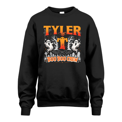 Boo Boo Crew Halloween Custom Name Shirt TYLER M1-28