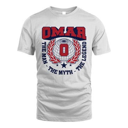 The Man The Myth The Legend Logo Shirt OMAR M1-30