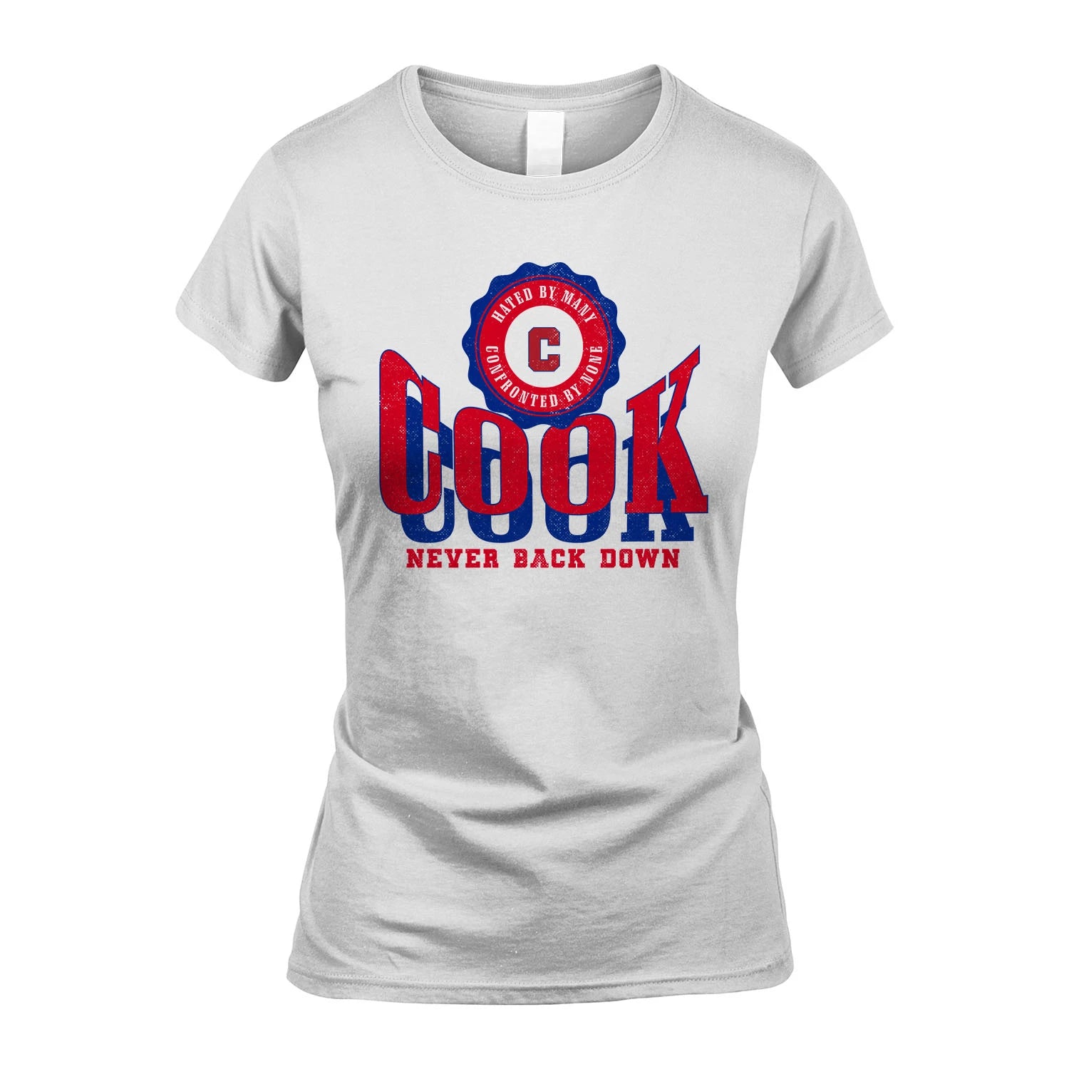 Your Name Never Back Down Shirt COOK M1-33