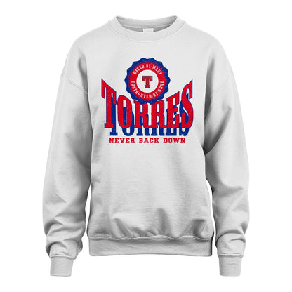 Your Name Never Back Down Shirt TORRES M1-33