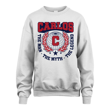 The Man The Myth The Legend Logo Shirt CARLOS M1-30