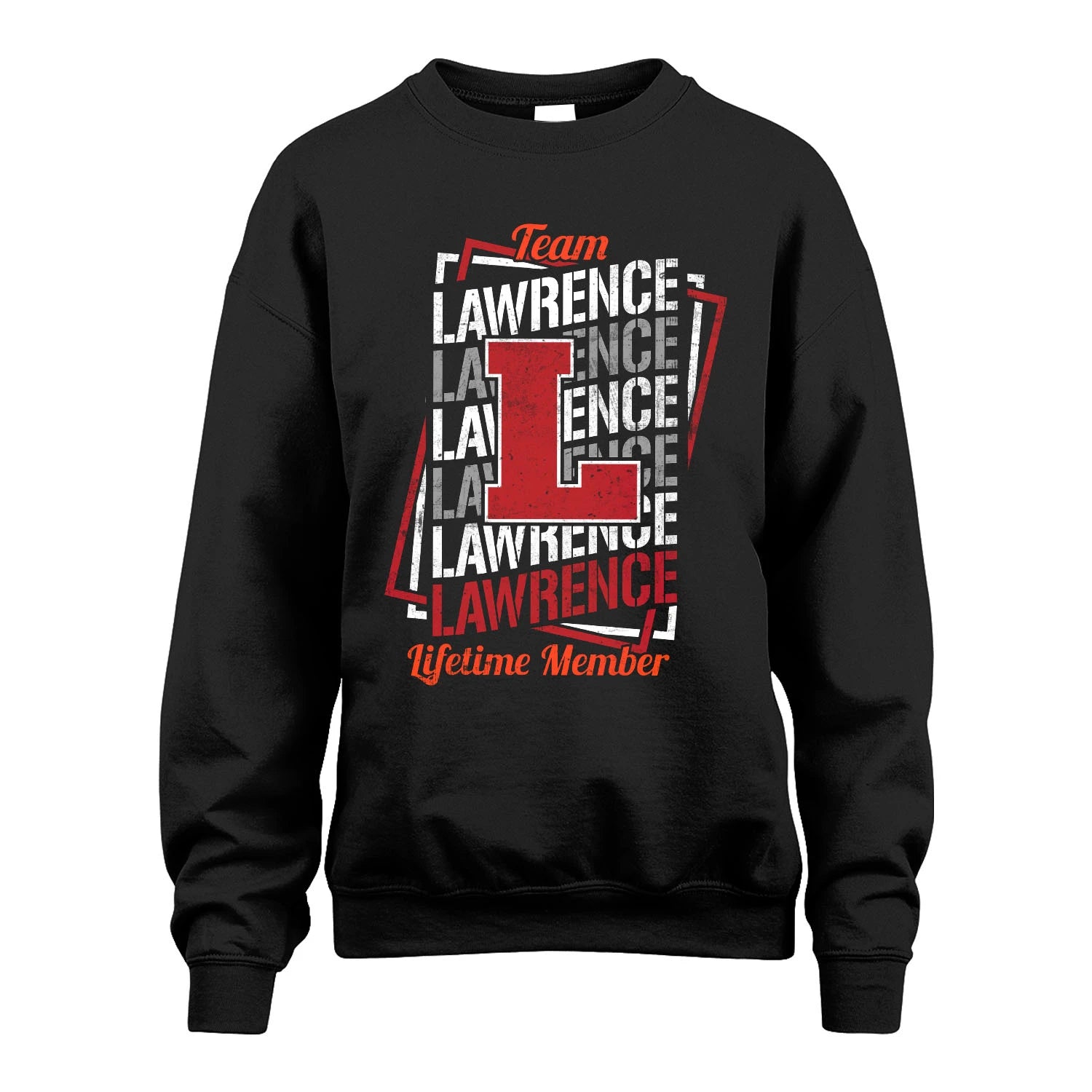 Team Your Name Lifetime Member Sporty Shirt LAWRENCE M1-25