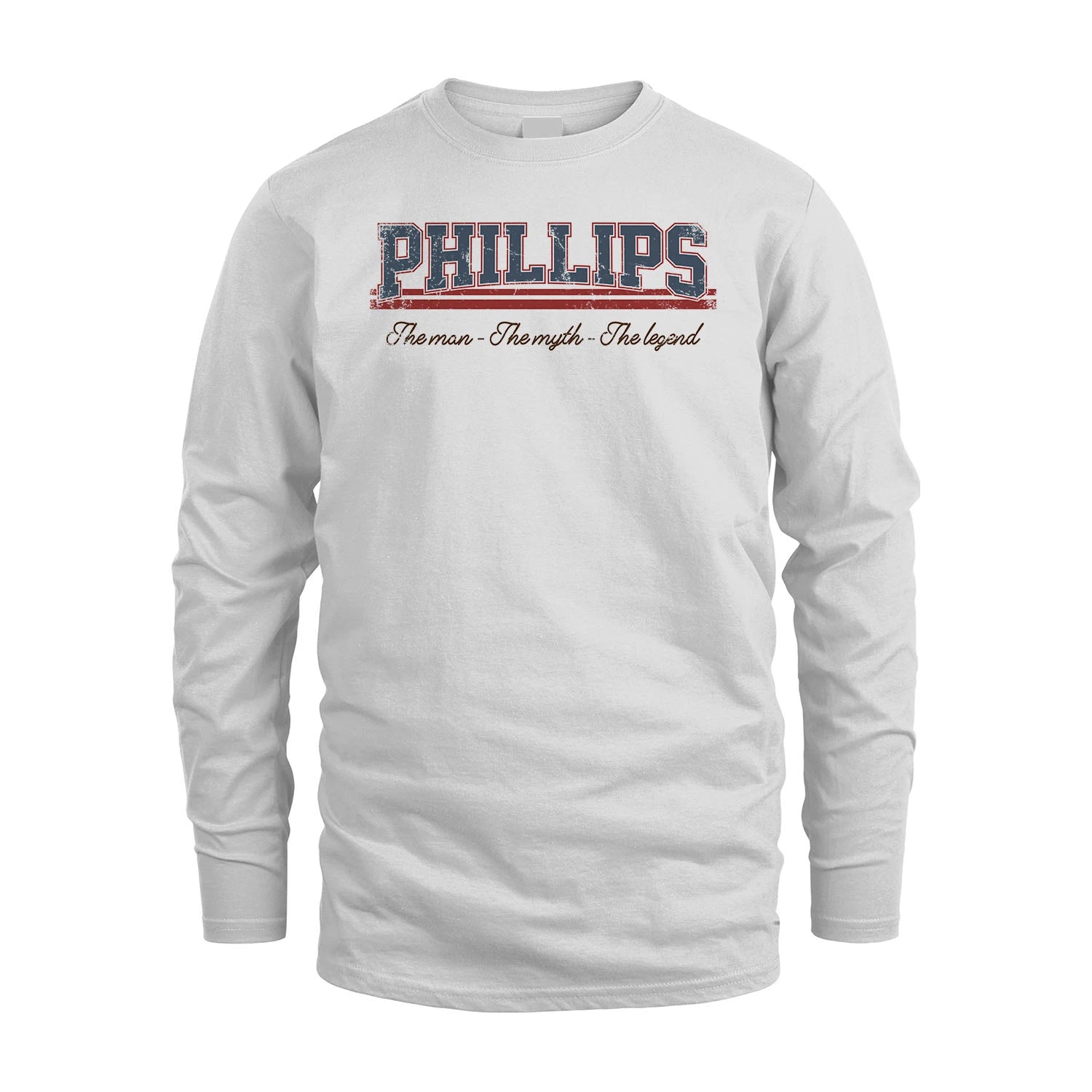 The Man The Myth The Legend Vintage Shirt PHILLIPS M1-6