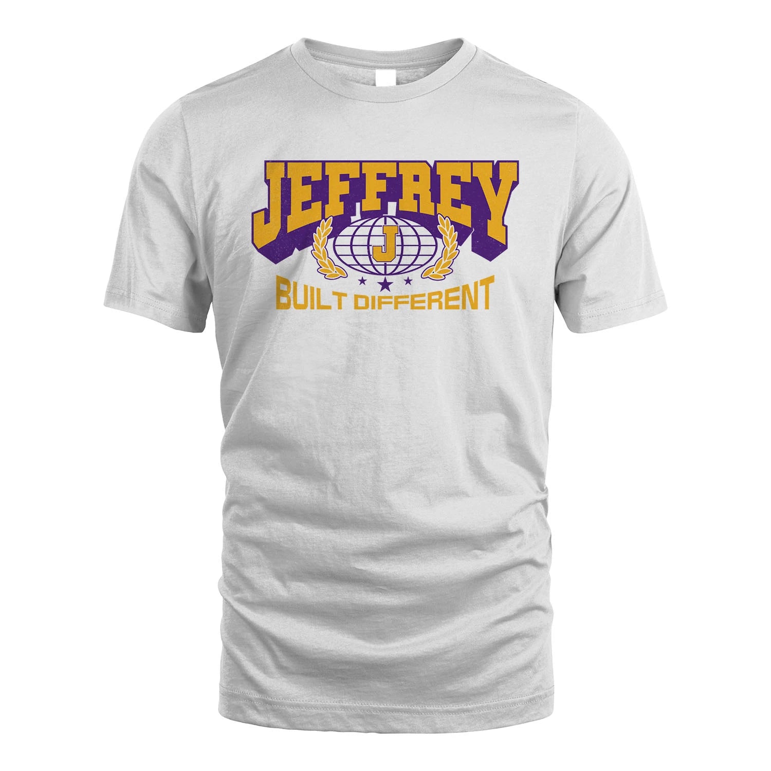 Your Name Built Different Sporty Shirt JEFFREY M1-32