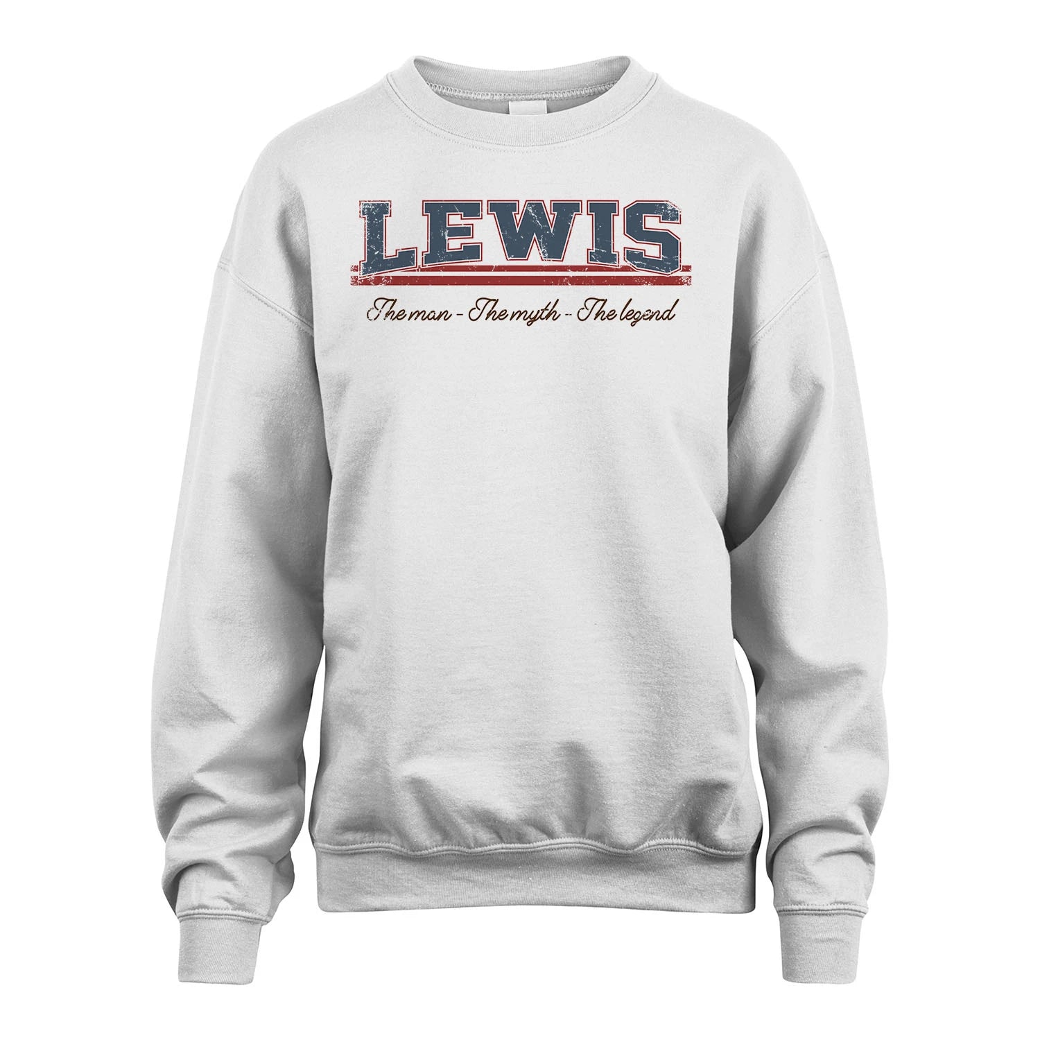 The Man The Myth The Legend Vintage Shirt LEWIS M1-6